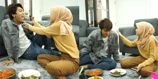 8 Momen Rizky Billar Makan Malam di Rumah Lesti, Disuapin Sampai Dipanggil Sayang