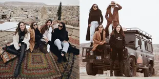 8 Momen Seru Perjalanan Geng Luna Maya di Turki, Gagal Naik Balon Udara - Dikira ke Bromo