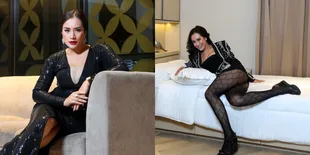 8 Momen Shinta Bachir Jalani Pemotretan Terbaru, Hot Banget Kenakan Dress Hitam Ketat Berbelahan Dada Rendah