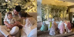 8 Momen Tasyakuran Akikah Baby Izz yang Digelar Bersamaan dengan Sepupunya, Penampilan Nikita Willy Disorot