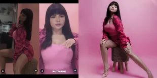 8 Pemotretan Dinar Candy yang Berpose Genit, Jadi Pinky Girl dan Makin Aduhay