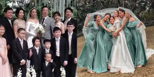 8 Potret Acara Pernikahan Marcella Daryanani 'Anak Langit', Bahagia Banget Dihadiri Keluarga dan Sahabat Terdekat