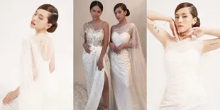 8 Potret Adhisty Zara dan Hasyakyla Photoshoot Pakai Gaun Pengantin, Cantik Bak Pinang Dibelah Dua - Pamer Tato di Punggung dan Lengan