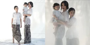 8 Potret Adinda Bakrie Jalani Pemotretan Bersama Dua Putrinya, Kompak Pakai Kebaya - Ibu dan Anak Sama-Sama Cantik