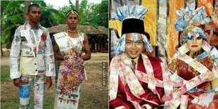 8 Potret Aksi Penampilan Pengantin Diluar Kewajaran Ini Bisa Bikin Kamu Ngakak