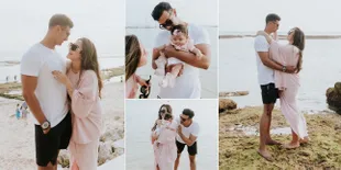 8 Potret Ali Syakieb dan Margin Jalani Photoshoot Romantis di Pantai Bali, Baby Guzel Bikin Gemas!