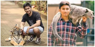 8 Potret Alshad Ahmad Bareng Hewan Peliharaan yang 'Nggak Umum', Mulai Harimau Hingga Burung Eksotis