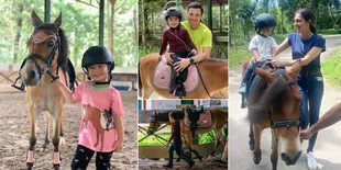 8 Potret Anak-Anak Nabila Syakieb yang Punya Hobi Berkuda Seperti Mama dan Papanya