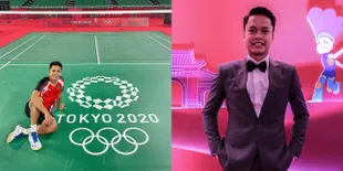 8 Potret Anthony Ginting yang Raih Medali Perunggu Olimpiade Tokyo 2020, Senyum Manisnya Bikin Para Wanita Terpesona