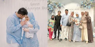 8 Potret Artis Hadiri Aqiqah Anak Ryana Dea yang Digelar Meriah, Ada Titi Kamal Tampil Serba Pink - Alyssa Soebandono Datang Sekeluarga