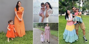 8 Potret Asmirandah yang Selalu Pakai Dress Cantik Saat Momong si Kecil Chloe, Bak Kakak Adik