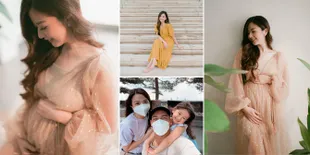 8 Potret Aura Bumil Cantik Franda yang Cantik Bersinar dengan Baby Bump Makin Besar