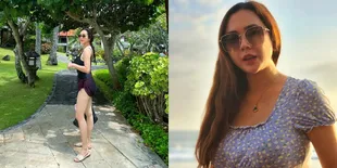 8 Potret Aura Kasih Tebar Pesona Saat Liburan di Bali, Penampilan Hot Mama Ramai Dipuji Bak Bidadari