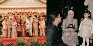 8 Potret Aurel Hermansyah Sekeluarga di Resepsi Pernikahan Frans Faisal, Cantik Kenakan Gaun Bernuansa Kalem - Ameena Kembali Mencuri Perhatian