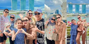 8 Potret Ayu Ting Ting Ajak Keluarga Liburan ke Singapura, Wajah Bilqis yang Makin Mirip dengan Enji Jadi Sorotan