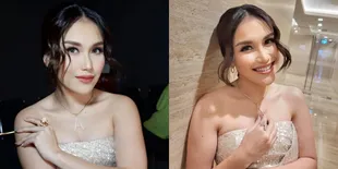 8 Potret Ayu Ting Ting Tampil Elegan & Anggun Berbalut Gaun Perak - Netizen: Mundur Dikit, Cantiknya Kelewatan!