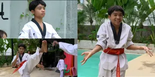 8 Potret Betrand Peto Latihan Taekwondo, Ekspresinya Lucu Banget saat Menendang Sambil Nyanyi