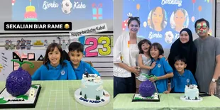 8 Potret Bjorka Anak Ringgo Agus dan Kaba Putra Zaskia Adya Mecca Rayakan Ultah Bareng di Sekolah