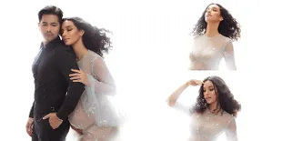 8 Potret Cantik Vanessa Lima Kakak Ipar Jessica Iskandar di Maternity Shoot Terbaru, Pamer Babybump - Hot Pakai Gaun Transparan