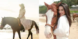 8 Potret Cantiknya Raline Shah Berkuda di Sumba, Pesonanya Nggak Habis-habis