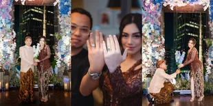 8 Potret Celine Evangelista 'Dilamar' Aan Story, Cantik Berkebaya - Pamer Cincin di Jari Manis