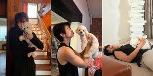 8 Potret Cha Eun Woo Bareng Dongdong, Rayakan Seollal - Ajak Anabul Kesayangan ke Lokasi Pemotretan