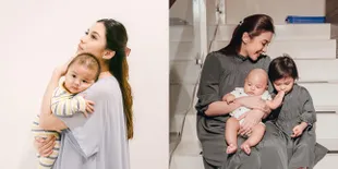 8 Potret Chelsea Olivia Asuh Dua Buah Hati, Makin Kelihatan Imut Bak ABG