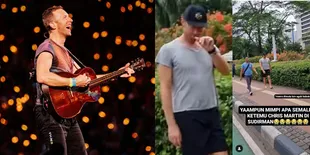 8 Potret Chris Martin Nyeker di Jakarta Jelang Konser, Penampilannya Disorot - Netizen Ingatkan Ranjau Paku dan Beling