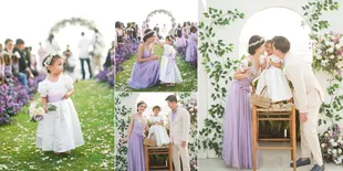 8 Potret Claire Anak Shandy Aulia Jadi Flower Girl di Pesta Pernikahan, Cantik Nggemesin Seperti Mamanya
