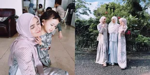 8 Potret Cut Syifa Bintang Sinetron 'TAJWID CINTA' Saat Rayakan Hari Raya Idul Fitri Bersama Keluarga, Posenya yang Merem Jadi Sorotan - Anggun Berhijab Warna Pastel