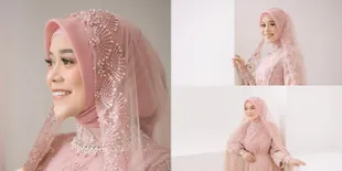 8 Potret Detail Kebaya Lesti di Acara Pengajian Jelang Pernikahan, Bernuansa Pink Cantik - Anggun dan Berkelas