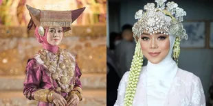 8 Potret Detail Make Up Lesti dari Malam Bainai Sampai Akad Nikah, Konsisten Cantik Banget - Bikin Pangling dan Banjir Pujian