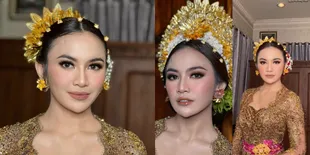 8 Potret Detail Makeup Mahalini di Upacara Mapamit Jelang Pernikahan dengan Rizky Febian, Cantik Kebangetan