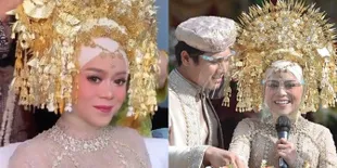 8 Potret Detail Penampilan Cantik Lesti di Acara Ngunduh Mantu dengan Rizky Billar, Request Make-up Serba Pink!