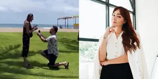 8 Potret Detik-Detik Dewi Rezer Dilamar Kekasih Bule di Usia 42 Tahun, Bakal Segera Lepas Status Janda - Jadi Awal Baru Setelah 5 Tahun Bersama