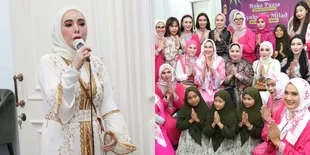 8 Potret Devita Rusdy Bukber Bersama Anak Yatim, Didoakan Segera Dapat Jodoh 