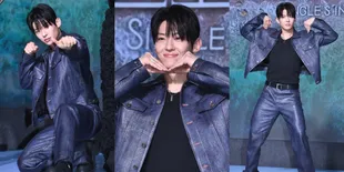 8 Potret Dex di Konferensi Pers 'Single's Inferno 4', Ganteng Meski Gaya Rambut Barunya Bikin Salfok