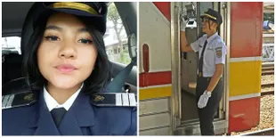 8 Potret Efelina, Petugas Kereta Stasiun Manggarai Yang Viral