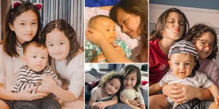 8 Potret Elea, Putri Ussy - Andhika Pratama Saat Main Bareng dan Momong Adik-Adiknya