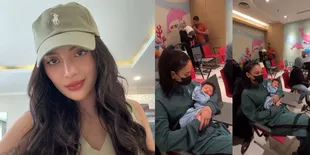 8 Potret Erika Carlina Imunisasi Baby Andrew Rexy Neil, Anteng