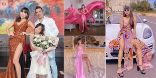8 Potret Eva Belisima Mantan Istri Kiwil Pakai Gaun Belahan Tinggi, Pamer Kaki Mulus dan Ramping