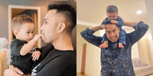 8 Potret Faris Utama Pacar Nathalie Holscher Saat Momong Baby Adzam, Dekat Banget Seperti Ayah Sendiri