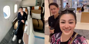 8 Potret Fitri Carlina Susul Suami ke Oman, Tampil Cantik Berhijab - Bangga Suami Tugas Terbang Perdana