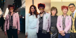 8 Potret G-Dragon di Event Chanel Cruise Hong Kong, Curi Perhatian dengan Blazer Pink - Rambut Messy Look