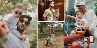 8 Potret Ganteng dan Gagahnya Ammar Zoni Saat Main Bareng Hingga Gendong Baby Air, Hot Daddy Banget