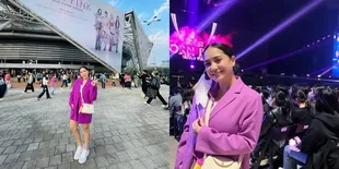8 Potret Gaya Nagita Slavina Nonton Konser BLACKPINK di Korea, Mama Cipung Cantik Banget Kayak Masih ABG