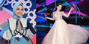 8 Potret Gaya Outfit Putri Isnari Saat Manggung, Pakai Hijab hingga Dress Mewah - Anggun Banget! 