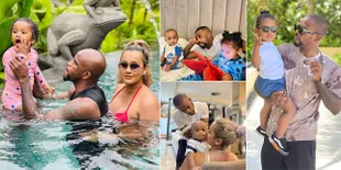 8 Potret Greg Nwokolo Suami Kimmy Jayanti Saat Momong Anak, Hot Daddy yang Perhatian dan Penuh Cinta