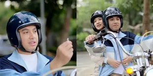 8 Potret Gunawan Mendadak Jadi Sad Boy Sambil Naik Harley Davidson