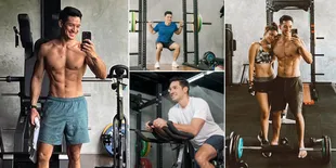 8 Potret Hot Daddy Andrew White Saat Nge-Gym, Pamer Tubuh Berotot dan Perut Six Pack yang Meresahkan